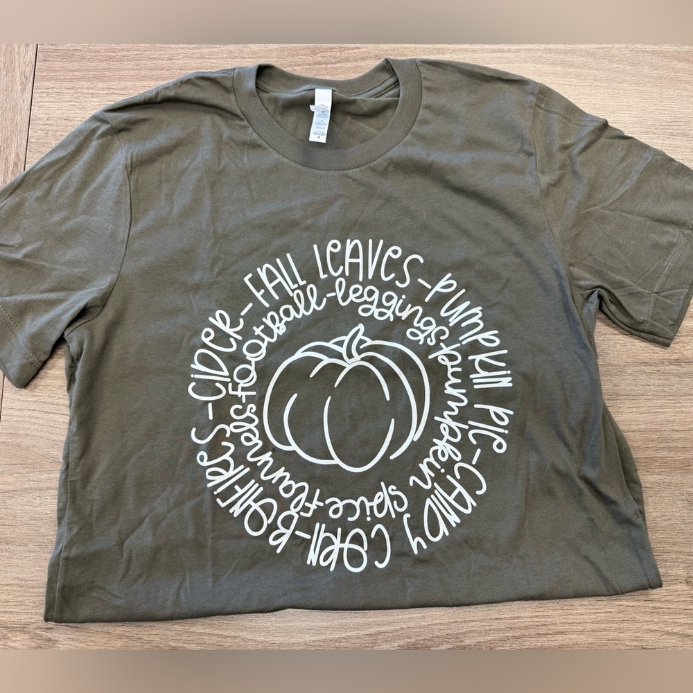 Bella Canvas Short Sleeve Shirt Fall